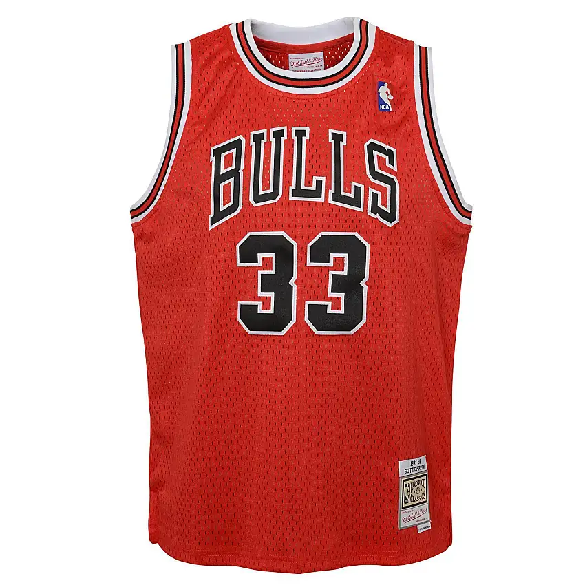 Maglia per bambini Chicago Bulls Swingman Road - Pippen Scottie 1997