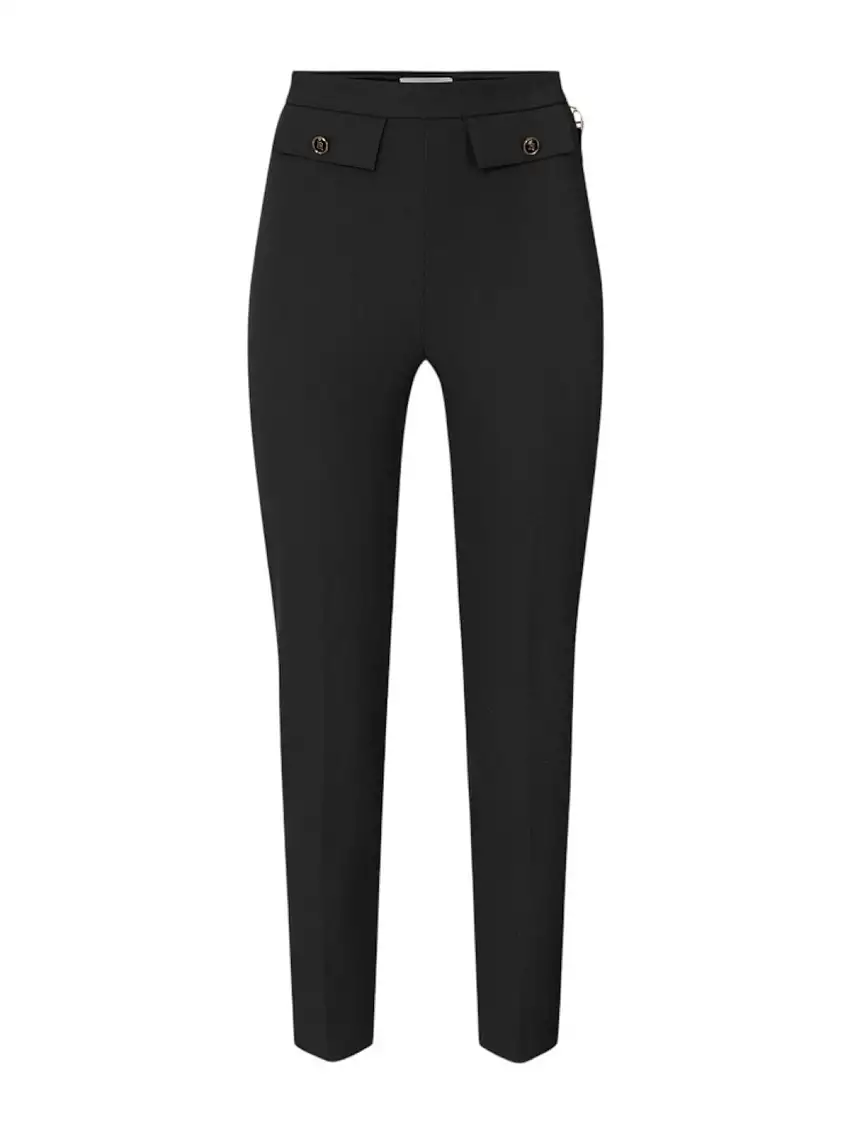 ELISABETTA FRANCHI Women's Trousers PA12056E2 110 Black