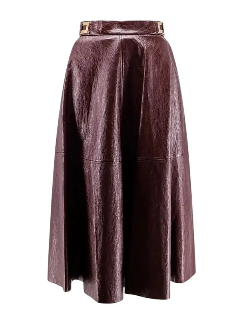 ELISABETTA FRANCHI Women's Skirt GO13656E2 EA4 MERLOT
