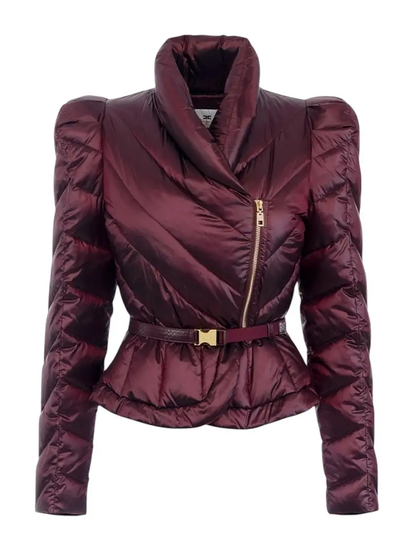 ELISABETTA FRANCHI Women's Down Jacket PI89Z56E2 EA4 MERLOT