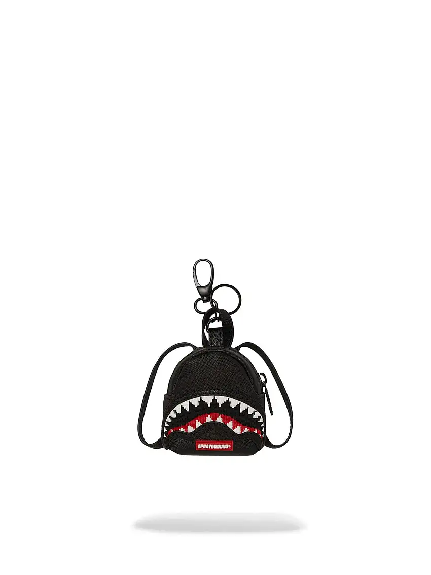 SPRAYGROUND Keychain Unisex adult FLY KNIT MOUTH KEYCHAIN 910K8031NSZ Black