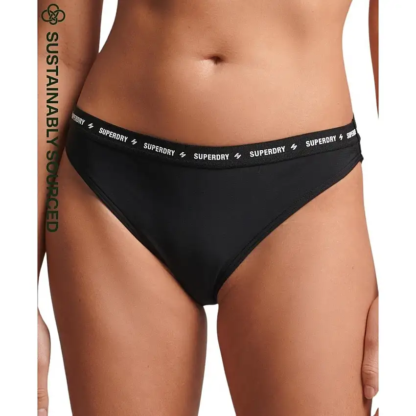 Slip per costume da bagno da donna Superdry Micro Logo