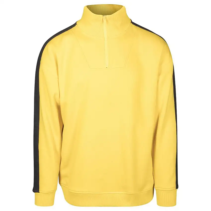 Urban Classic - Felpa oversize a righe Troyer - T-shirt