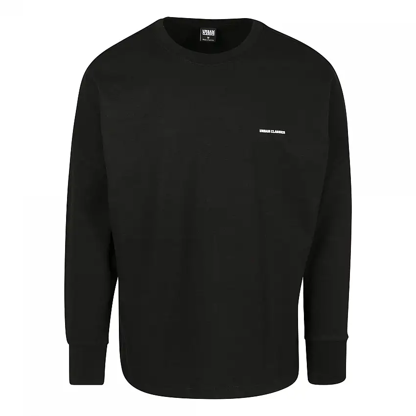 Urban Classic Taglio oversize su maglietta a maniche lunghe con logo leeve