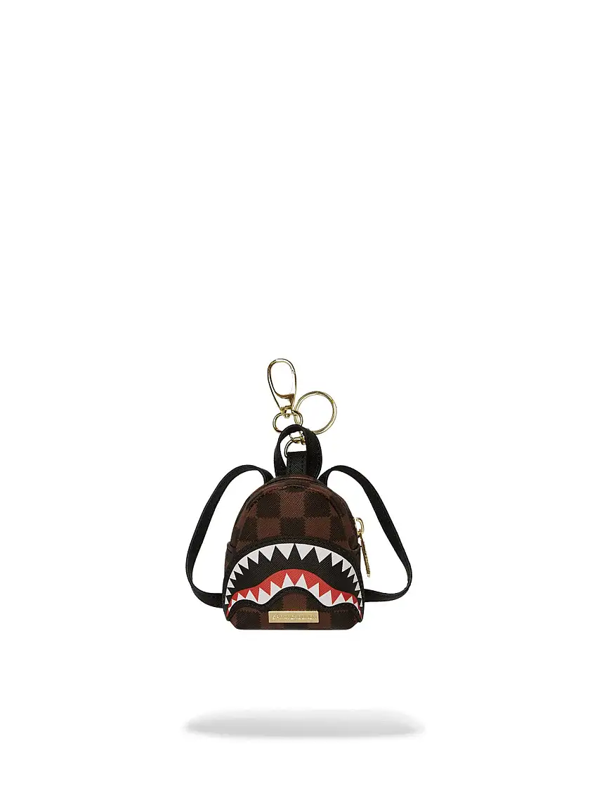 SPRAYGROUND Keychain Unisex adult SAWTOOTH SHARKS IN PARIS KEYCHAIN 910K8005NSZ BROWN
