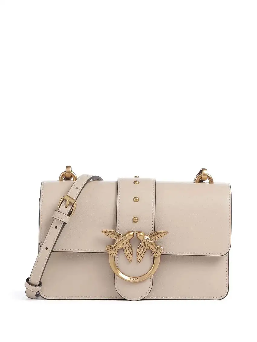 Borse a tracolla Donna Pinko - Borsa Love One Mini St Cl - Sabbia