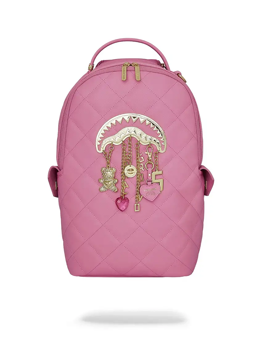 SPRAYGROUND Zaino Donna HANGING CHARMS DLXSV BACKPACK 910B7252NSZ ROSA