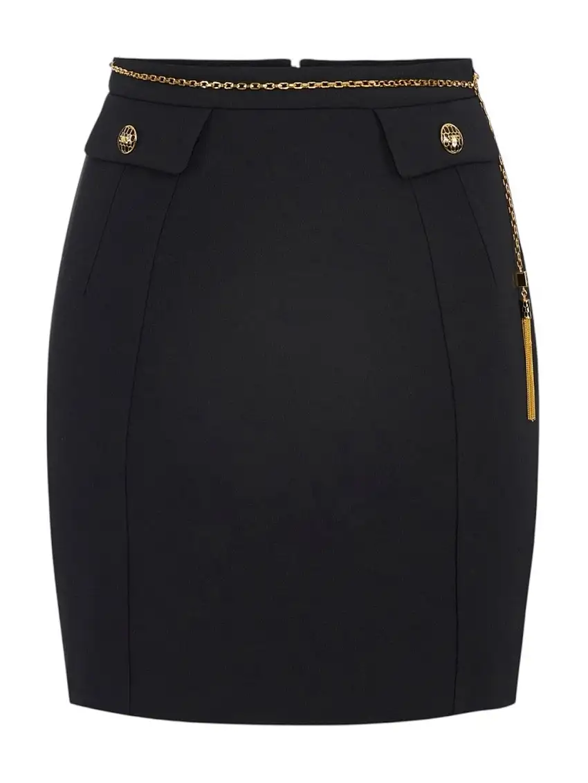 ELISABETTA FRANCHI Women's Skirt GO14857E2 110 Black