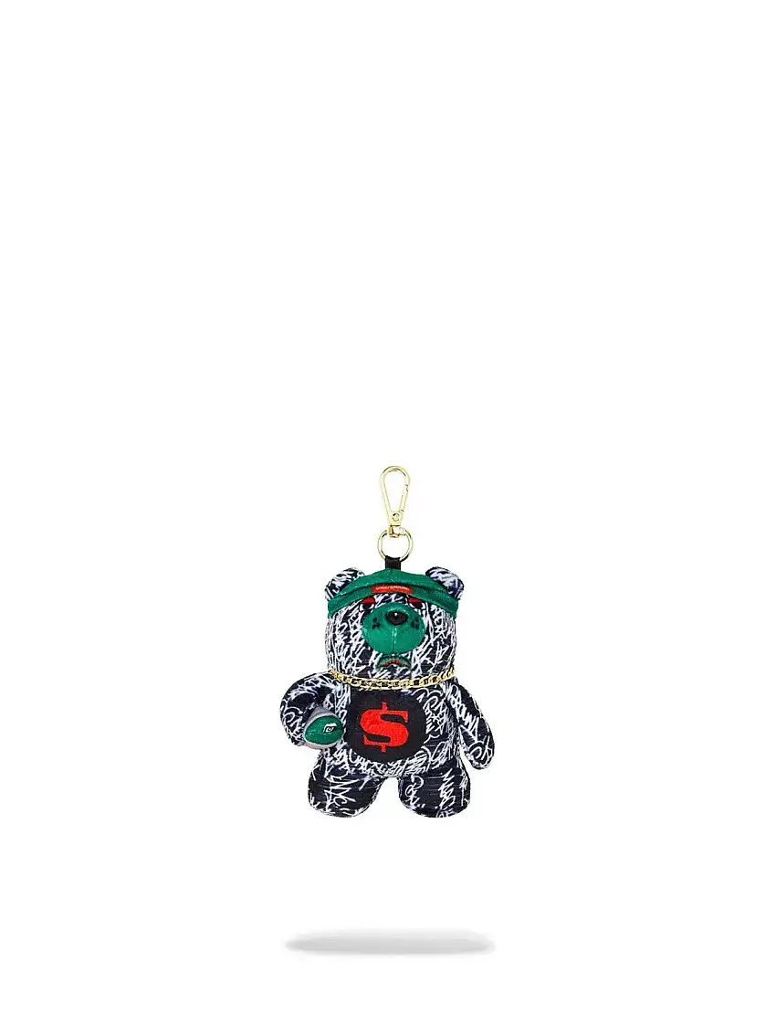 SPRAYGROUND Portachiavi Uomo NIGHT NIGHT BEAR KEYCHAIN 910K0606NSZ Nero
