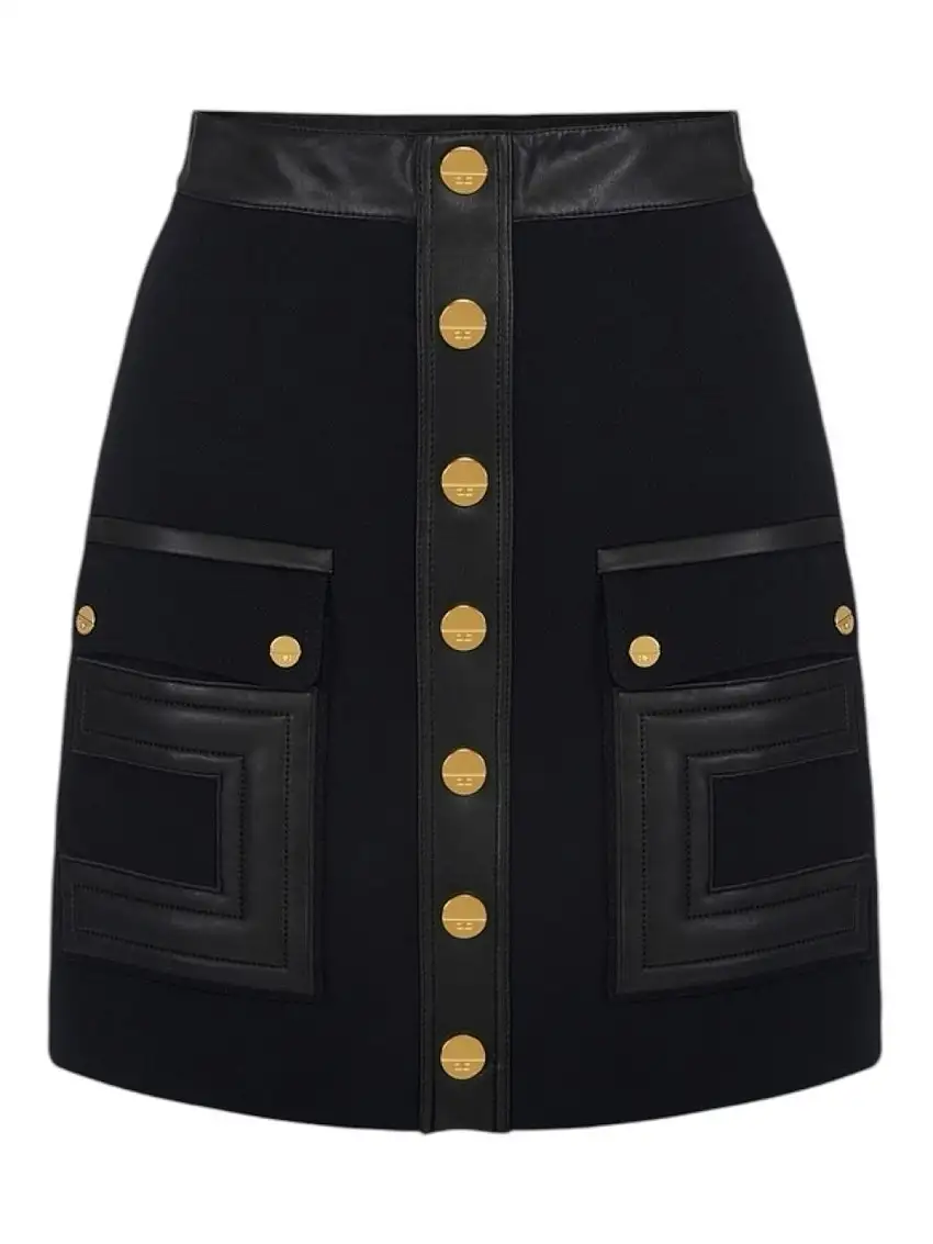 ELISABETTA FRANCHI Gonna Donna GO12057E2 110 Nero