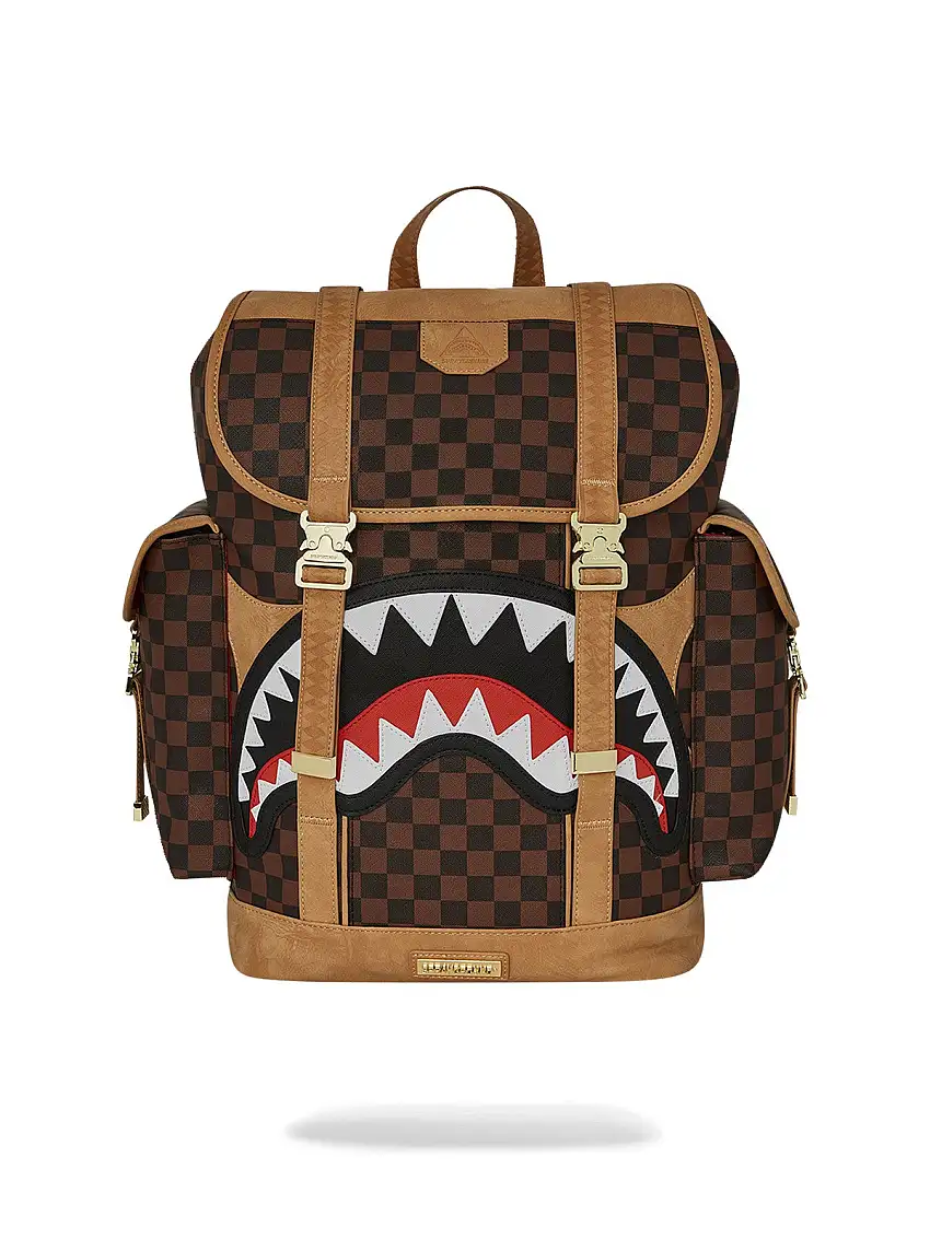 SPRAYGROUND Men's Backpack HENNYVILLE MONTE CARLO 910B7990NSZ BROWN